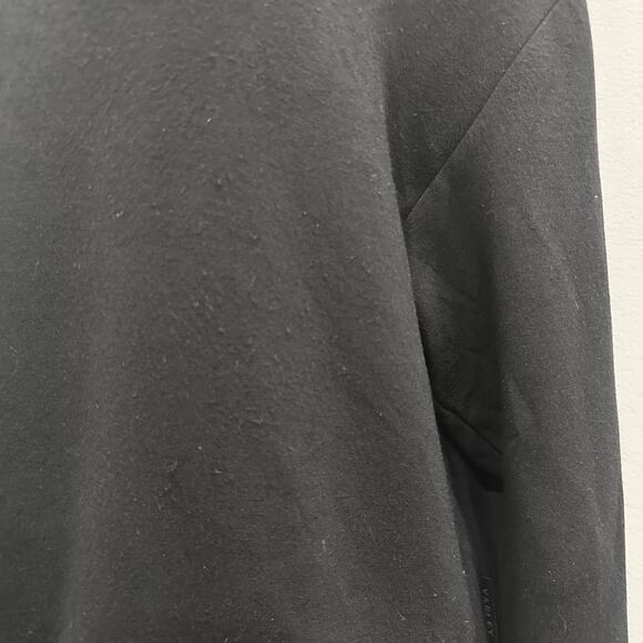 Varley Betsy Funnel Neck Black Drawstring Hem Sweatshirt Small Lounge Cozycore - Picture 7 of 11